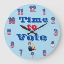 Il est temps de voter l'horloge murale