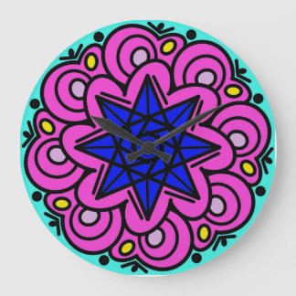 Grande Horloge Ronde Il Était Fait D'Étoiles