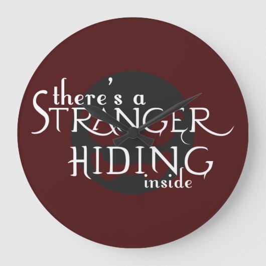 Grande Horloge Ronde Il y a un étranger (Recto)