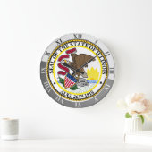 Grande Horloge Ronde Illinois (Maison)
