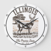 Grande Horloge Ronde Illinois Prairie State Deer (Recto)