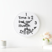 Grande Horloge Ronde Illusion de l'horloge (Maison)