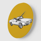 Grande Horloge Ronde Illustration de voiture 1971 Oldsmobile Cutlass Su (Angle)