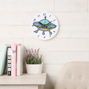 Grande Horloge Ronde illustration d'ovni