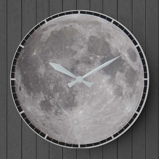 Grande Horloge Ronde Image d'astronomie de Pleine lune