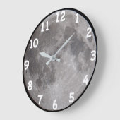 Grande Horloge Ronde Image d'astronomie Pleine lune (Angle)