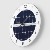 Grande Horloge Ronde Image du panneau d'alimentation solaire (Angle)