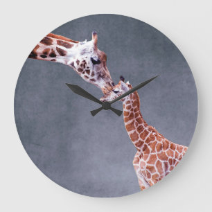 Grande Horloge Ronde Images Getty Mère et bébé Giraffe