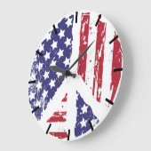 Grande Horloge Ronde Imagine Peace Acrylic Wall Clock (Angle)