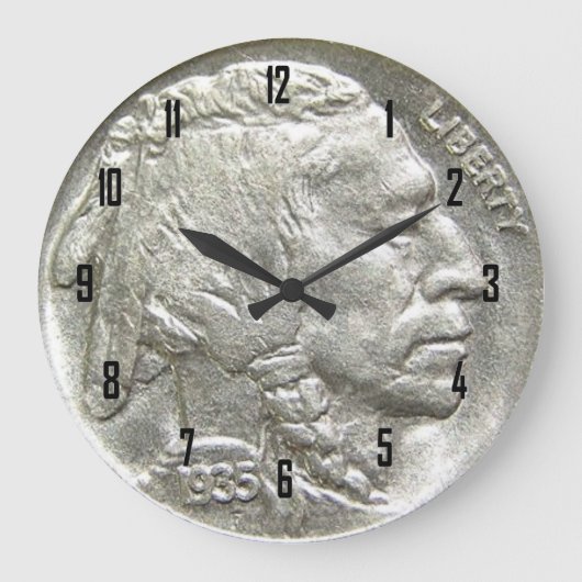 GRANDE HORLOGE RONDE INDIAN HEAD NICKEL (Recto)