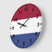 Grande Horloge Ronde Indicateur Pays-Bas (Angle)