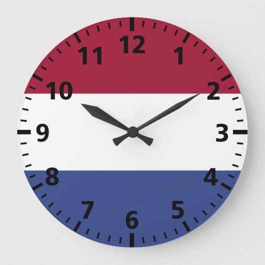 Grande Horloge Ronde Indicateur Pays-Bas (Recto)