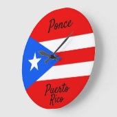 Grande Horloge Ronde Indicateur Porto Rico (Angle)