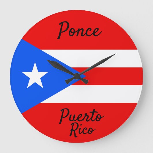 Grande Horloge Ronde Indicateur Porto Rico (Recto)