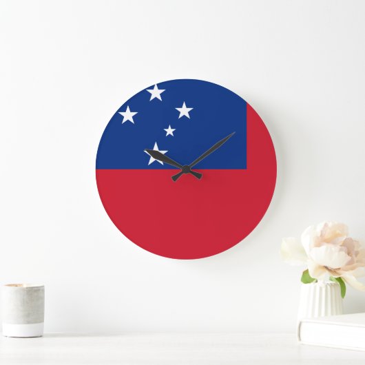 Grande Horloge Ronde Indicateur Samoa (Maison)