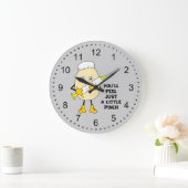 Grande Horloge Ronde Infirmière à petite pincée Egghead (Maison)