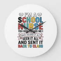 Infirmière scolaire a tout entendu T-shirt drôle p
