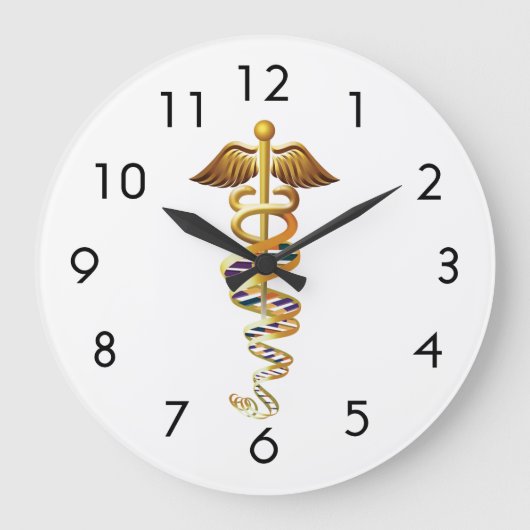Grande Horloge Ronde Insignes médicaux (Recto)