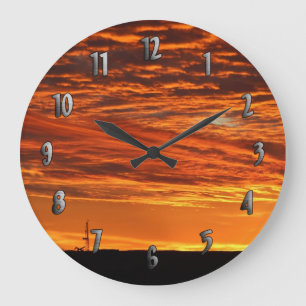 Grande Horloge Ronde Installation de Workover à l'horloge de coucher d