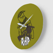Grande Horloge Ronde Interprète hip-hop dynamique (Angle)