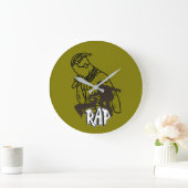 Grande Horloge Ronde Interprète hip-hop dynamique (Maison)