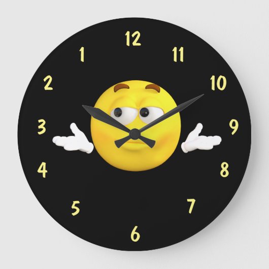 Grande Horloge Ronde Interruption de l'inversion de la face (Recto)