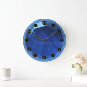 Grande Horloge Ronde Iolite a facetté la cabine (Maison)