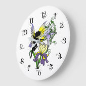 Grande Horloge Ronde Iris Shadow Fairy (Angle)