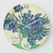 Grande Horloge Ronde Irises par van Gogh : (Recto)