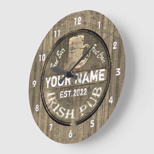 Grande Horloge Ronde Irish pub (Angle)