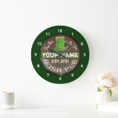 Grande Horloge Ronde Irish pub sign large clock (Maison)