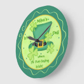 Grande Horloge Ronde Irish Restaurant Pub St. Patricks Célébration (Angle)