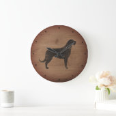 Grande Horloge Ronde Irish Wolfhound (Maison)