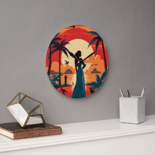 Grande Horloge Ronde Island Dreams - Collection Caribbean Friends