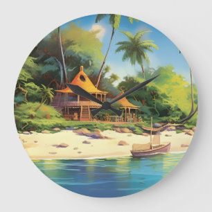 Grande Horloge Ronde Island Dreams - Collection Caribbean Friends