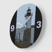 GRANDE HORLOGE RONDE ISLE AU HAUT LIGHT (Angle)