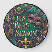 Grande Horloge Ronde It Is Bead Season Mardi Gras (Recto)