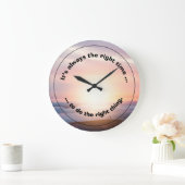 Grande Horloge Ronde It's the right time (Maison)