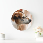 GRANDE HORLOGE RONDE JACK RUSSELL TERRIER CHIEN (Maison)