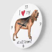 Grande Horloge Ronde J'aime mon sang (Angle)