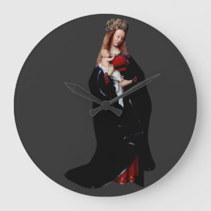 Grande Horloge Ronde Jan van Eyck - La Vierge à l'église Beaux-Arts