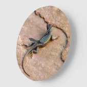 Grande Horloge Ronde Jardin Lizard (Angle)
