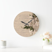 Grande Horloge Ronde jaser script clopt (Maison)