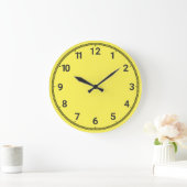 Grande Horloge Ronde jaune (Maison)