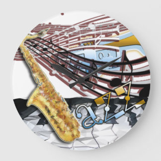 Grande Horloge Ronde Jazz clock