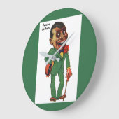 Grande Horloge Ronde Jazzbo Jackson (Angle)