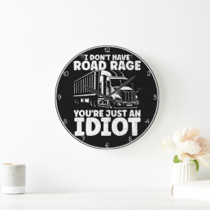Grande Horloge Ronde Je n'ai pas de rage sur la route Vous êtes juste u