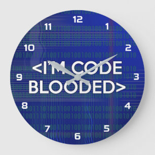 GRANDE HORLOGE RONDE JE SUIS CODE BLOQUÉ