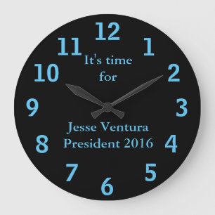 Grande Horloge Ronde Jesse Ventura Président 2016