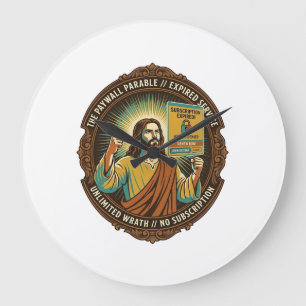 Grande Horloge Ronde Jésus Abonnement Logiciel Expiré Paywall Tech O